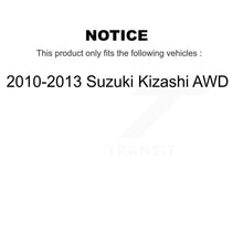 Load image into Gallery viewer, Front Rear Wheel Bearing &amp; Hub Assembly Kit For 2010-2013 Suzuki Kizashi AWD K70-102026