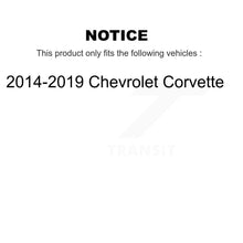 Load image into Gallery viewer, Front Rear Wheel Bearing &amp; Hub Assembly Kit For 2014-2019 Chevrolet Corvette K70-102033