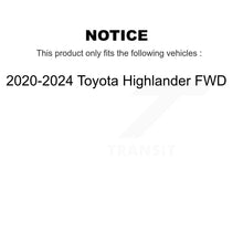 Load image into Gallery viewer, Front Rear Wheel Bearing &amp; Hub Assembly Kit For 2020-2024 Toyota Highlander FWD K70-102040