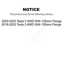 Charger l'image dans la galerie, Front Wheel Bearing And Hub Assembly Pair For Tesla 3 Y With 150mm Flange AWD