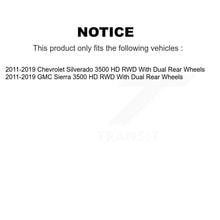 Charger l'image dans la galerie, Front Wheel Bearing And Hub Assembly Pair For GMC Sierra 3500 HD Chevrolet Silverado RWD K70-102071