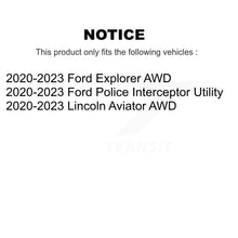 Load image into Gallery viewer, Front Wheel Bearing &amp; Hub Assembly Pair For Ford Explorer Lincoln Aviator Police Utility K70-102085