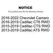 Charger l'image dans la galerie, Front Wheel Bearing And Hub Assembly Pair For Cadillac ATS Chevrolet Camaro CTS CT6 K70-102088