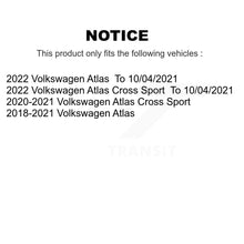 Charger l'image dans la galerie, Front Wheel Bearing And Hub Assembly Pair For Volkswagen Atlas Cross Sport K70-102092