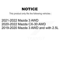 Load image into Gallery viewer, Rear Wheel Bearing And Hub Assembly Pair For Mazda 3 CX-30 K70-102109