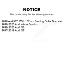 Load image into Gallery viewer, Rear Wheel Bearing Assembly Pair For Audi Q7 Q8 e-tron Quattro K70-102129