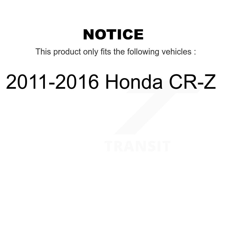 Front Rear Wheel Bearing And Hub Assembly Kit For 2011-2016 Honda CR-Z K70-102135