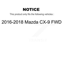 Load image into Gallery viewer, Front Rear Wheel Bearing And Hub Assembly Kit For 2016-2018 Mazda CX-9 FWD K70-102140