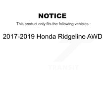 Charger l'image dans la galerie, Front Rear Wheel Bearing And Hub Assembly Kit For 2017-2019 Honda Ridgeline AWD K70-102142