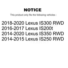 Load image into Gallery viewer, Front Wheel Bearing And Hub Assembly Pair For Lexus IS350 IS250 IS300 IS200t K70-102184