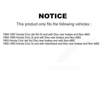 Load image into Gallery viewer, Front Rear Wheel Bearing And Hub Assembly Kit For Honda Civic del Sol K70-102224