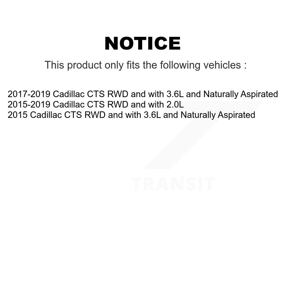 Front Rear Wheel Bearing & Hub Assembly Kit For Cadillac CTS K70-102228