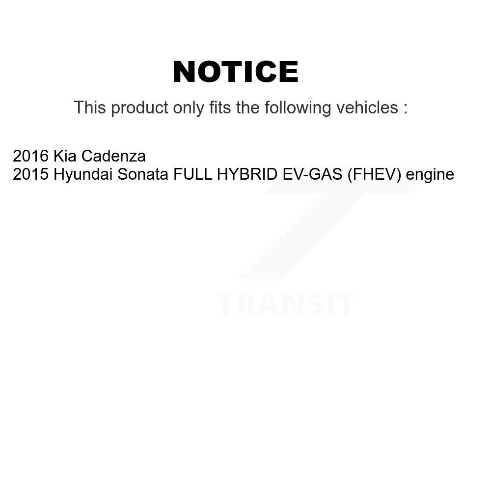 Front Rear Wheel Bearing & Hub Assembly Kit For Hyundai Sonata Kia Cadenza K70-102235