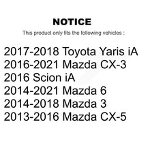 Load image into Gallery viewer, Front Suspension Strut Shock Mounting Pair For Mazda 3 CX-5 CX-3 6 Toyota Yaris iA Scion K73-100245