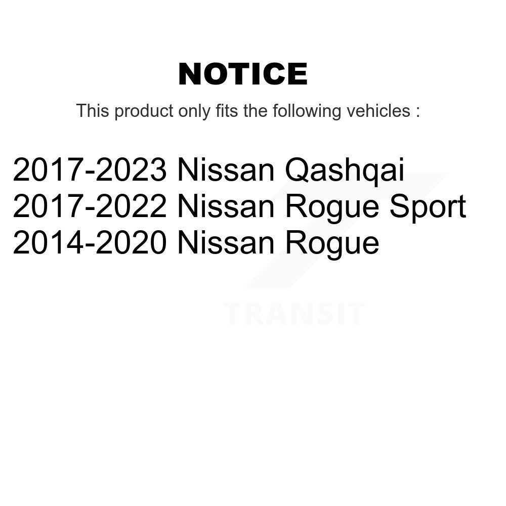 Front Suspension Strut Shock Mounting Pair For Nissan Rogue Sport Qashqai K73-100246