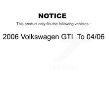 Load image into Gallery viewer, Front Rear Suspension Strut Shock Mounting Kit For 2006 Volkswagen GTI To 04 06 K73-100254