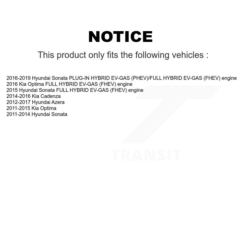 Front Rear Suspension Strut Shock Mounting Kit For Hyundai Sonata Kia Optima Cadenza K73-100255
