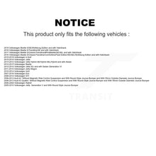 Charger l'image dans la galerie, Rear Suspension Strut Shock Mounting Pair For Volkswagen Jetta Golf Beetle Rabbit GTI Eos K73-100257