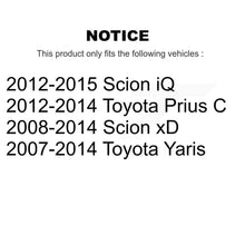 Load image into Gallery viewer, Rear Suspension Strut Shock Mounting Pair For Toyota Yaris Prius C Scion xD iQ K73-100260