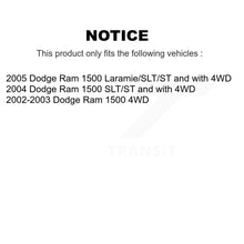 Charger l'image dans la galerie, Front Rear Suspension Shock Absorbers Kit For Dodge Ram 1500 K78-101026