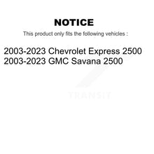 Charger l'image dans la galerie, Front Rear Suspension Shock Absorbers Kit For 2003-2023 GMC Savana 2500 Chevrolet Express K78-101056