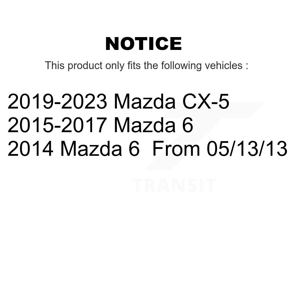 Rear Suspension Shock Absorbers Pair For Mazda CX-5 6 K78-101083