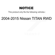 Charger l'image dans la galerie, Rear Suspension Shock Absorbers Pair For 2004-2015 Nissan TITAN RWD K78-101099