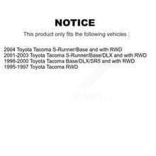 Charger l'image dans la galerie, Front Rear Suspension Shock Absorbers Kit For Toyota Tacoma K78-101146
