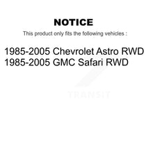 Charger l'image dans la galerie, Front Rear Suspension Shock Absorbers Kit For 1985-2005 Chevrolet Astro GMC Safari RWD K78-101159