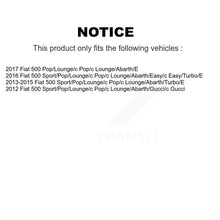 Load image into Gallery viewer, Front Complete Suspension Shocks Strut And Coil Spring Mount Assemblies Kit For Fiat 500 K78A-100524