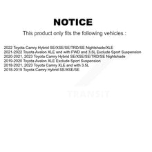 Load image into Gallery viewer, Front Complete Shocks Strut And Coil Spring Mount Assemblies Kit For Toyota Camry Avalon K78A-100551