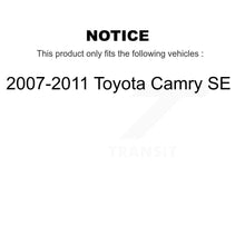 Load image into Gallery viewer, Front Complete Shocks Strut And Coil Spring Assemblies Kit For 2007-2011 Toyota Camry SE K78A-100556