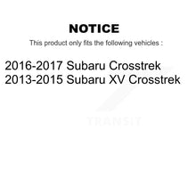 Load image into Gallery viewer, Rear Complete Shocks Strut And Coil Spring Mount Assemblies Pair For Subaru XV Crosstrek K78A-100600