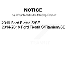 Load image into Gallery viewer, Front Rear Complete Shocks Strut And Coil Spring Assemblies Kit For Ford Fiesta