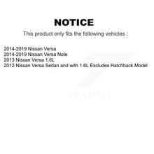 Load image into Gallery viewer, Front Rear Complete Shocks Strut Coil Spring Assembly Kit For Nissan Versa Note