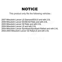 Load image into Gallery viewer, Front Rear Complete Shocks Strut Coil Spring Assembly Kit For Mitsubishi Lancer