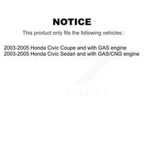 Load image into Gallery viewer, Front Rear Complete Shocks Strut And Coil Spring Assemblies Kit For Honda Civic