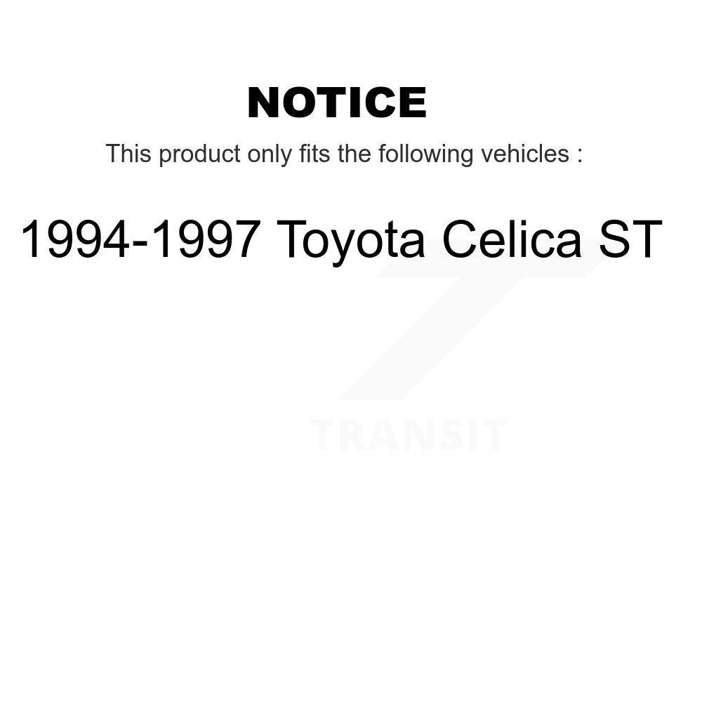[Front] 1994-1997 Toyota Celica ST Premium OE Brake Rotors & Ceramic Pads Kit For Max Braking