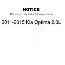 Charger l&#39;image dans la galerie, Front Disc Brake Rotors And Ceramic Pads Kit For 2011-2015 Kia Optima 2.0L