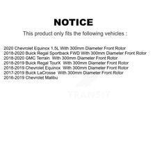 Load image into Gallery viewer, Front Brake Rotor Ceramic Pad Kit For Chevrolet Equinox Malibu GMC Terrain Buick