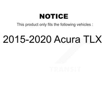 Charger l&#39;image dans la galerie, Front Disc Brake Rotors And Ceramic Pads Kit For 2015-2020 Acura TLX