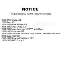 Charger l'image dans la galerie, Front Brake Rotor Ceramic Pad Kit For Chevrolet Trailblazer GMC EXT Envoy XL XUV