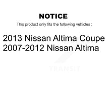 Charger l&#39;image dans la galerie, Front Disc Brake Rotors And Ceramic Pads Kit For Nissan Altima