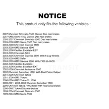 Charger l'image dans la galerie, Front Brake Rotors Ceramic Pad Kit For Chevrolet Silverado 1500 GMC Tahoe Sierra