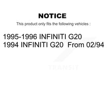 Load image into Gallery viewer, Front Disc Brake Rotors And Ceramic Pads Kit For INFINITI G20