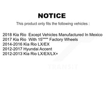 Load image into Gallery viewer, Front Disc Brake Rotors And Ceramic Pads Kit For Hyundai Accent Kia Rio