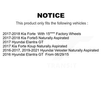 Charger l'image dans la galerie, Front Brake Rotor Ceramic Pad Kit For Kia Forte Hyundai Veloster Elantra GT Koup