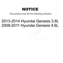 Charger l'image dans la galerie, Front Disc Brake Rotors And Ceramic Pads Kit For Hyundai Genesis