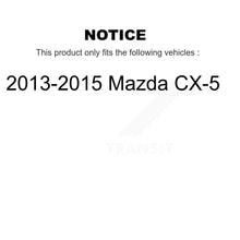 Charger l&#39;image dans la galerie, Front Disc Brake Rotors And Ceramic Pads Kit For 2013-2015 Mazda CX-5