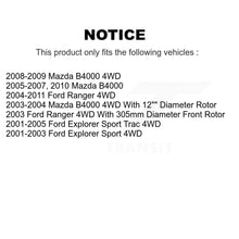 Load image into Gallery viewer, Front Disc Brake Rotor Ceramic Pad Kit For Ford Ranger Explorer Sport Trac Mazda